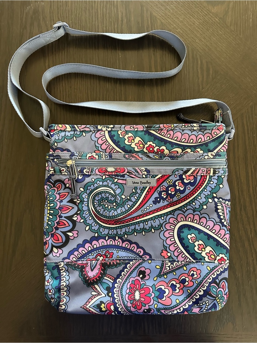 Vera Bradley Paisley Crossbody in Lavender Multi